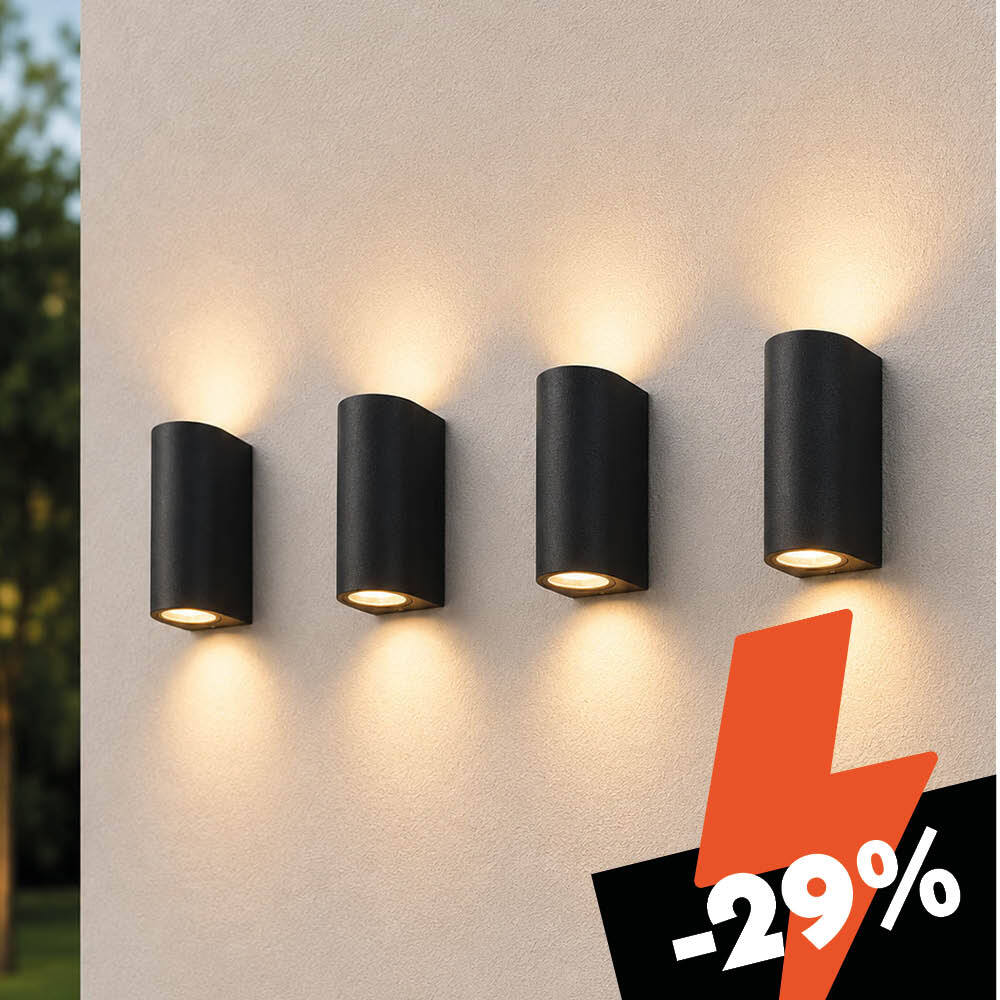 Set of 4 Douglas wall lights