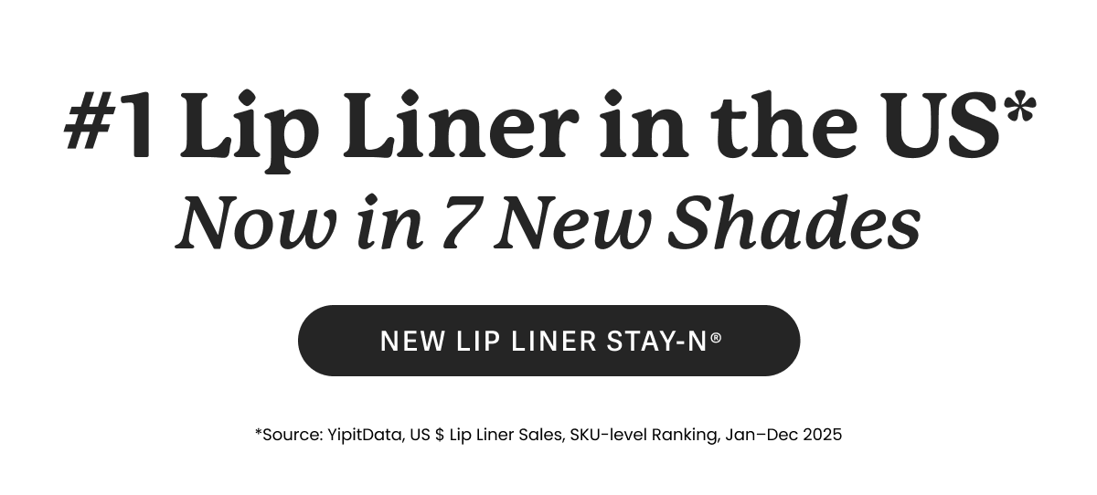 #1 Lip Liner in the US* Now in 7 New Shades