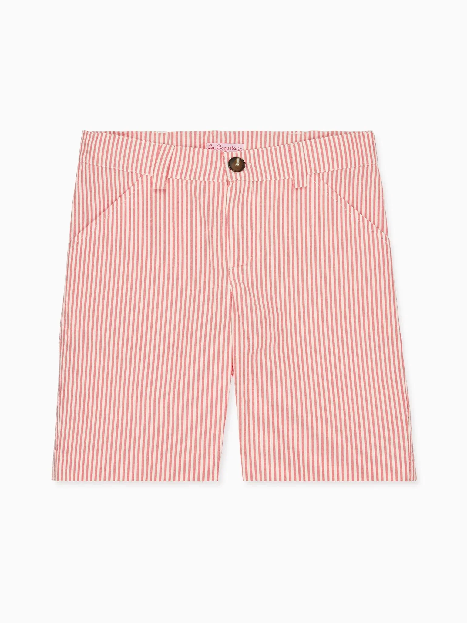 Image of Red Stripe Romo Boy Shorts