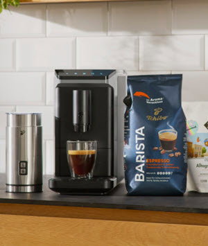 Kaffee und Kaffeemaschinen auf tchibo.de entdecken!