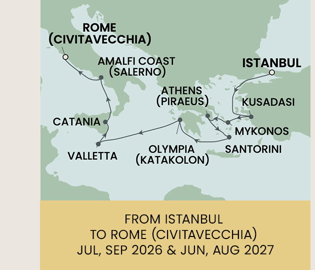 From Istanbul to Rome