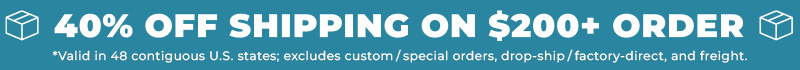 40% Off Shipping on $200+