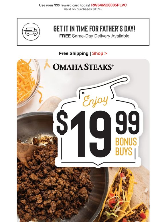 Treat yourself: $19.99 Bonus Buys + FREE shipping on $129+.
