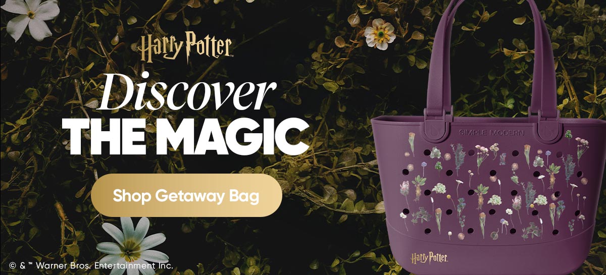 disover the magic harry potter getaway bag