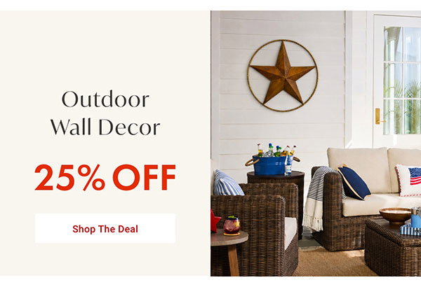 Outdoor Wall Decor - Shop The Deal