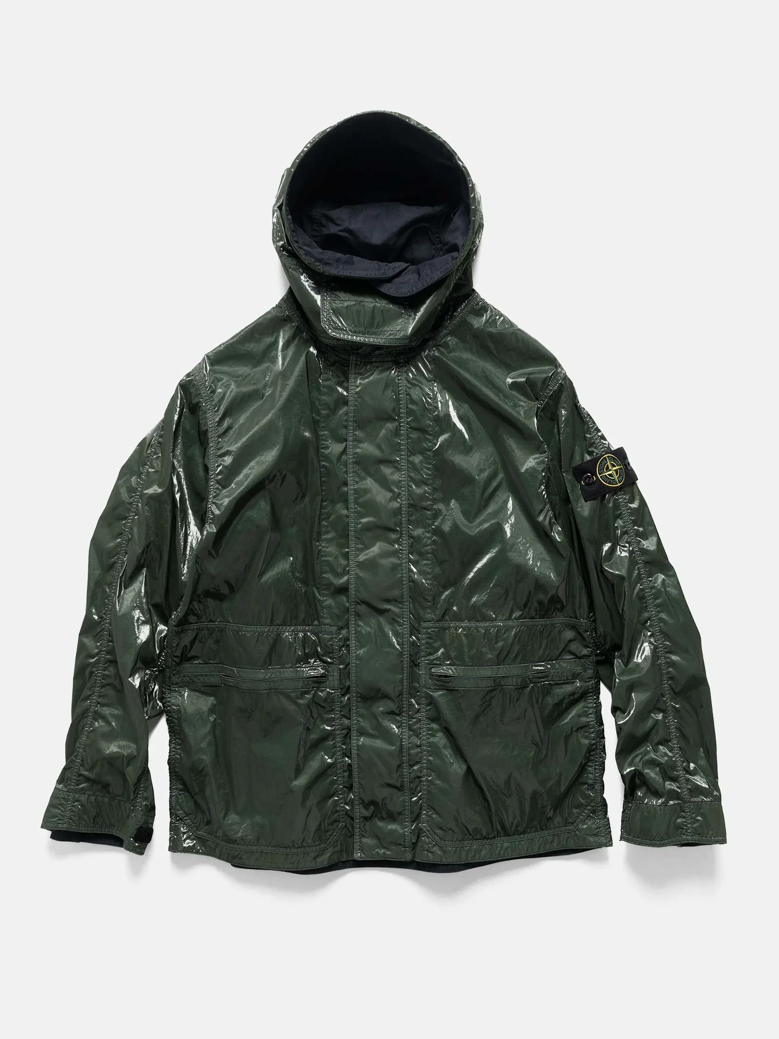 Image of x New Balance Nylon Prismatico-TC Hooded Jacket Juniper