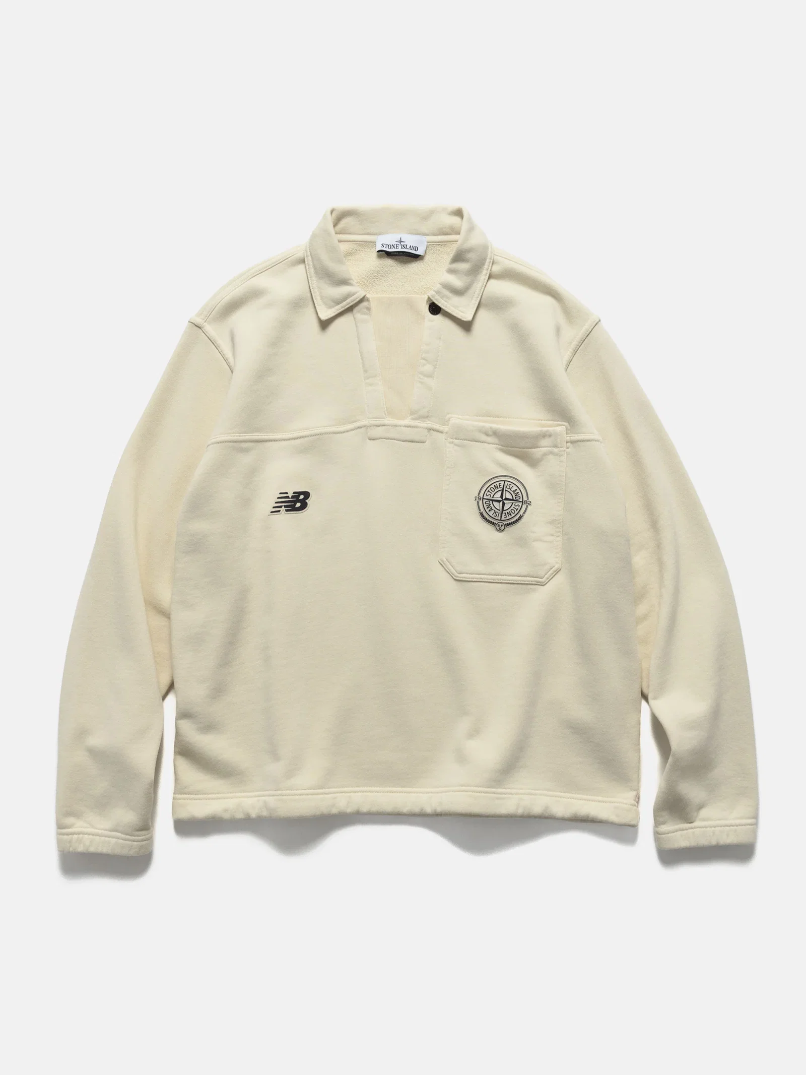 Image of x New Balance Polo Sweater Ivory