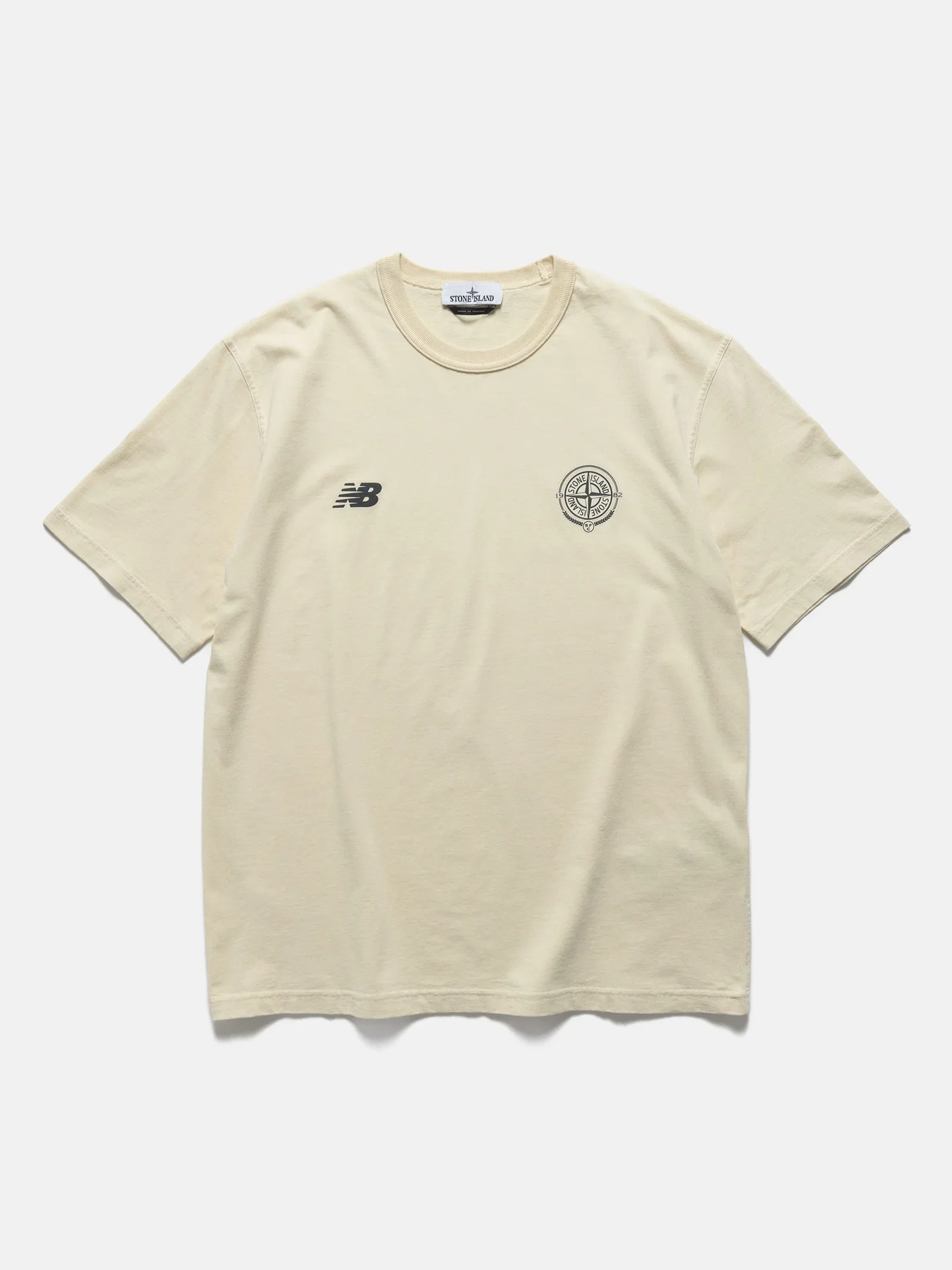 Image of x New Balance Cotton T-Shirt Ivory