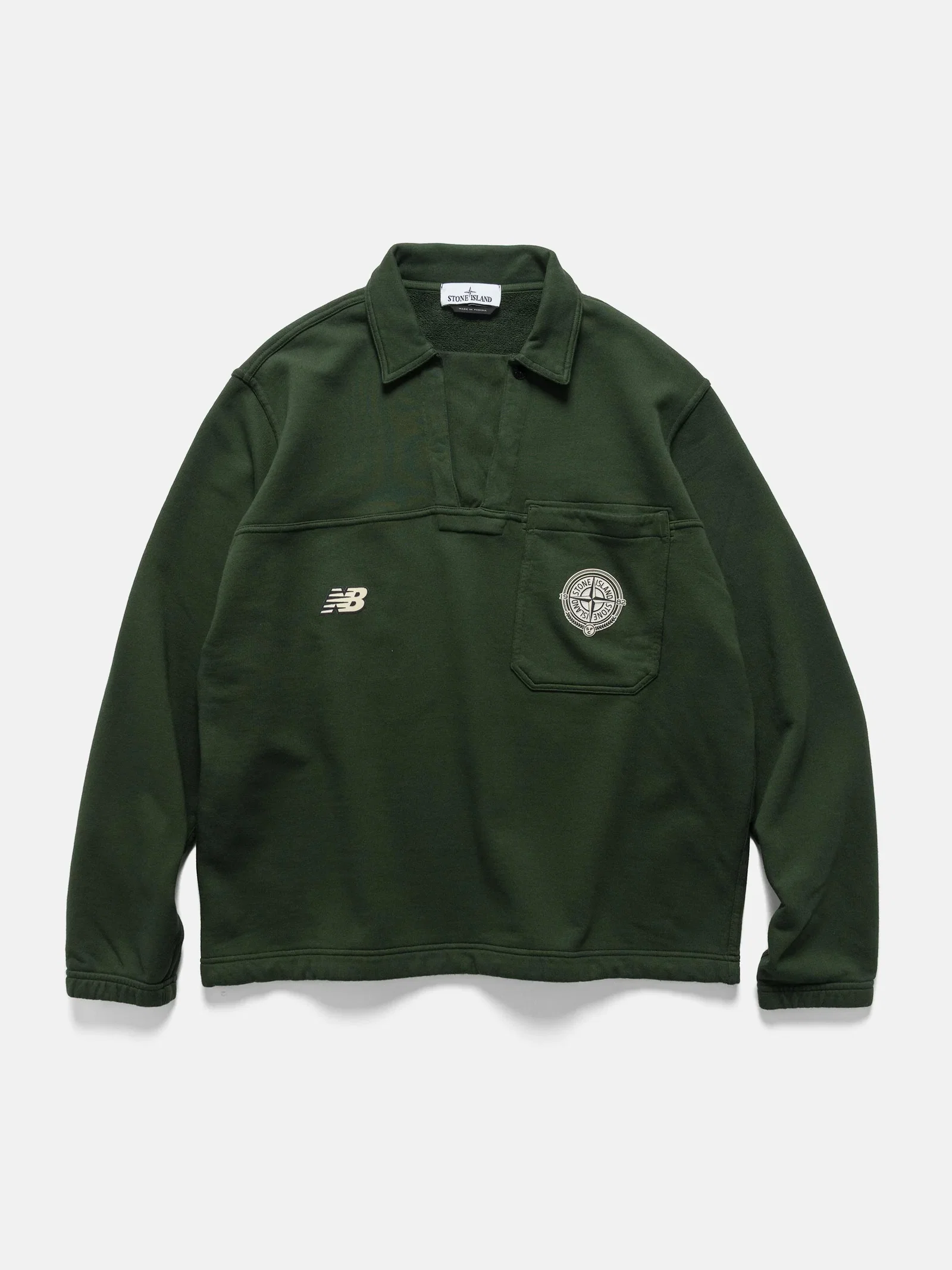 Image of x New Balance Polo Sweater Juniper