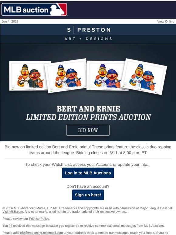 Bert and Ernie prints are now live!