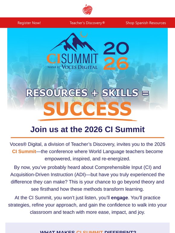 Get Real Classroom Strategies, See Real Student Growth at the CI Summit