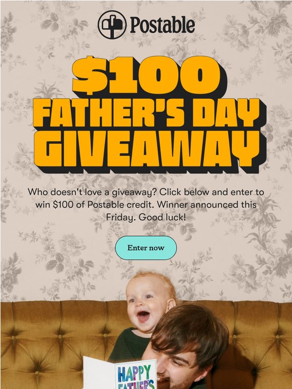 $100 Father's Day Giveaway! 👔