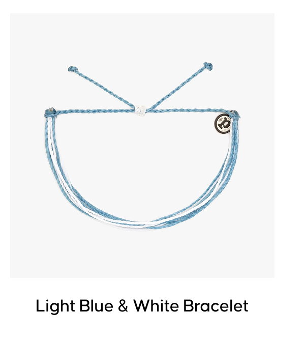 Light Blue & White Bracelet
