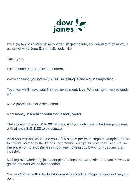 You’re ready to invest
