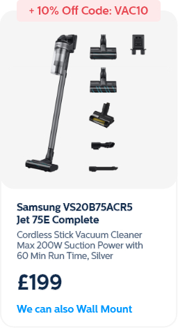 Samsung VS20B75ACR5 Jet 75E Complete