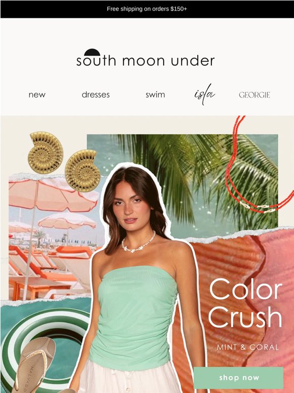 Color Crush: Coral & Mint