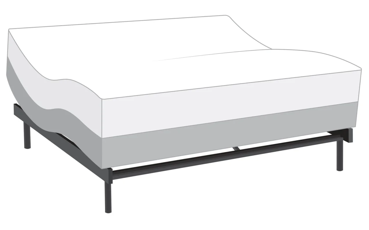Power Bob Elite Base with Copper Sport Gel 11.5'' California King Firm Mattress