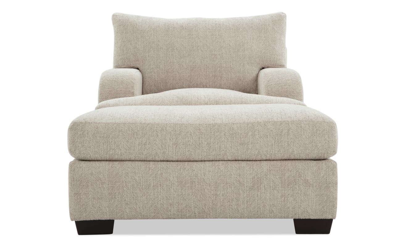 Cypress Beige Chair & Ottoman