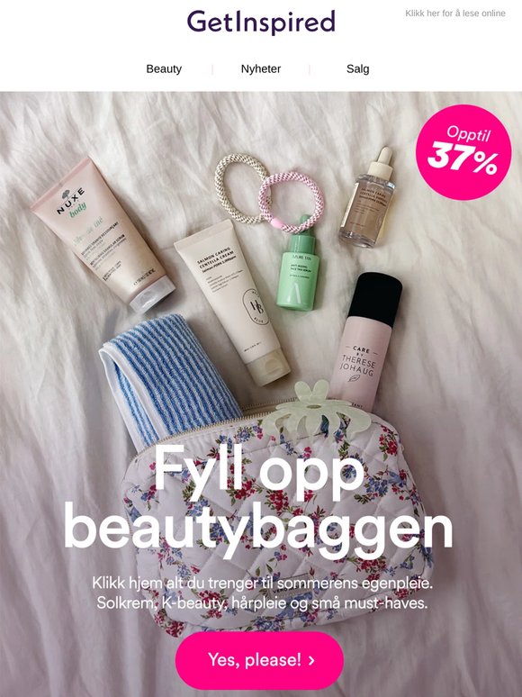 Fyll opp beautybagen for sommeren ☀️