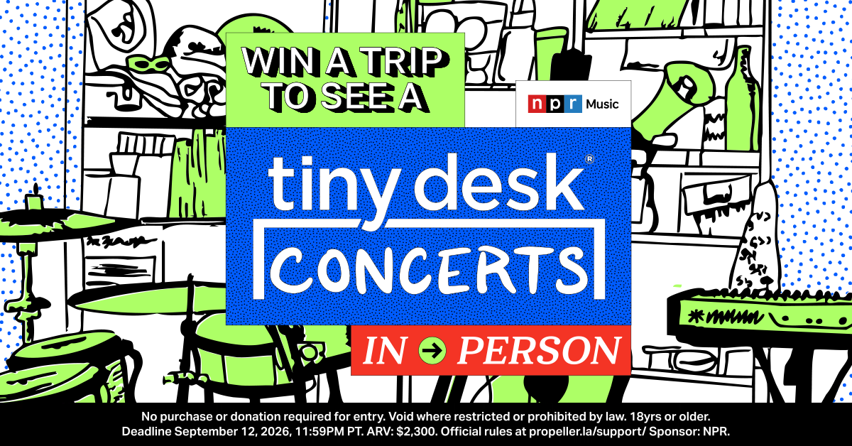 win a trip to see a tiny desk concert in person! enter the giveaway for free