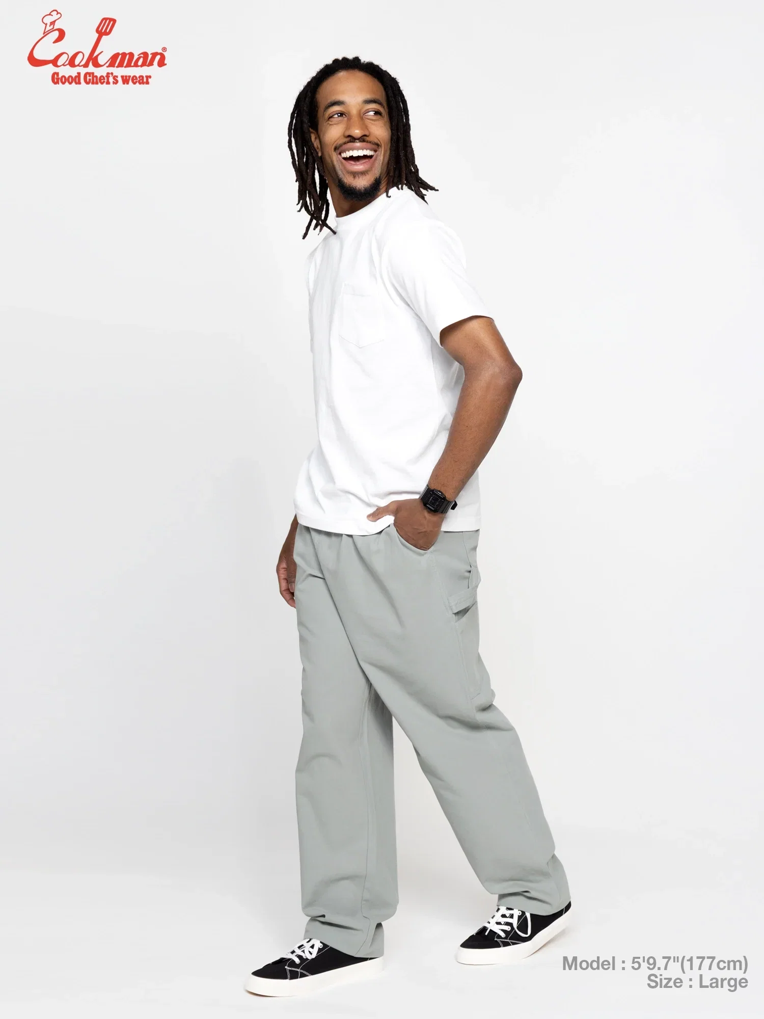 Image of Carpenter's Pants :  Canvas - Still Water
