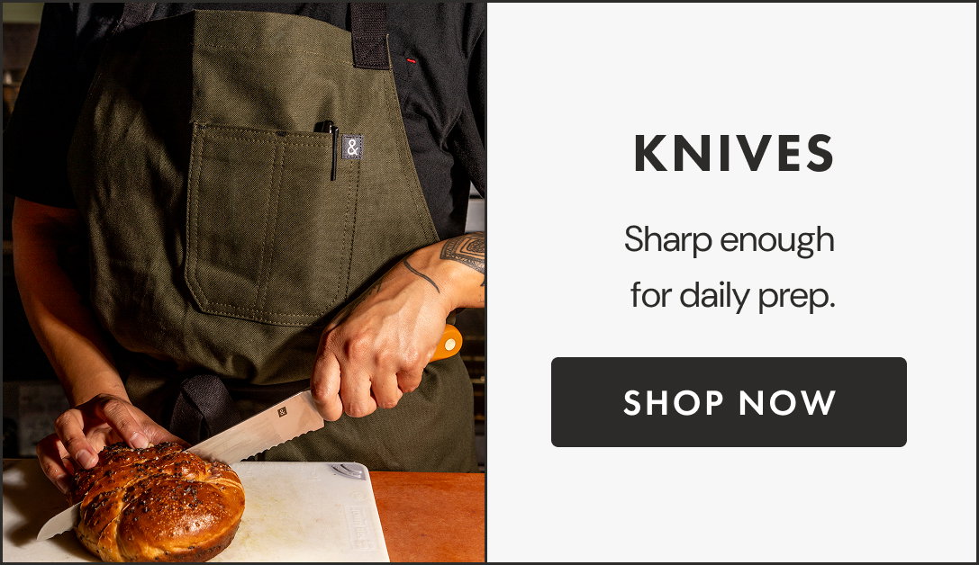 Knives - Sharp enough for daily prep