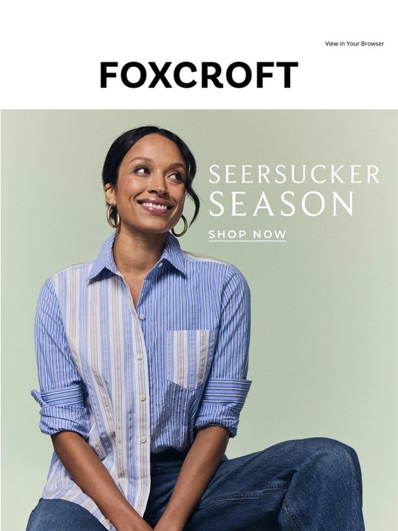 The seersucker (and stripes!) edit is here 💙