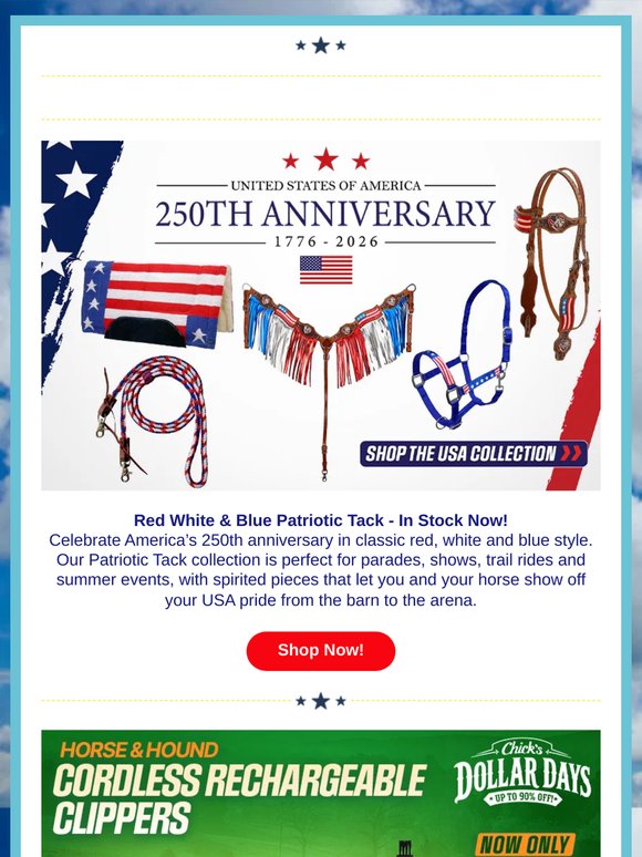 Patriotic Tack - Celebrate 250 Years!