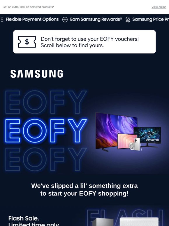 Sweetening Samsung's EOFY deals!