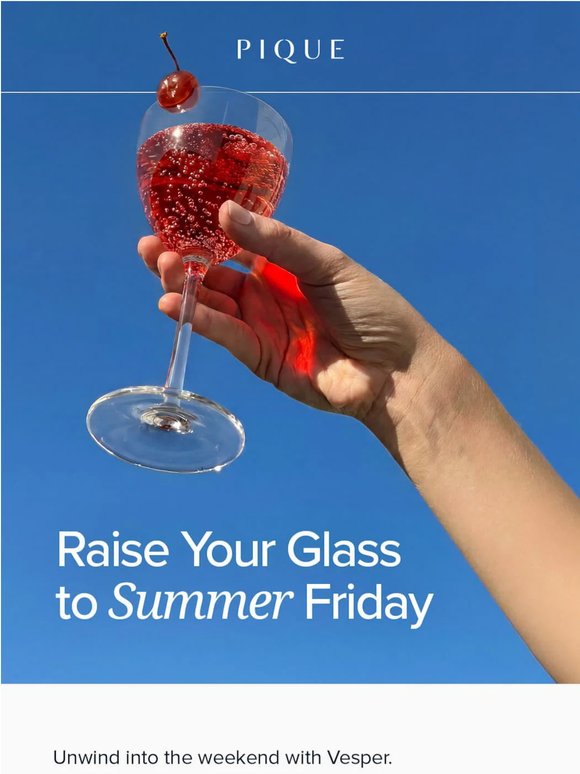 That Summer Friday Feeling in a Glass