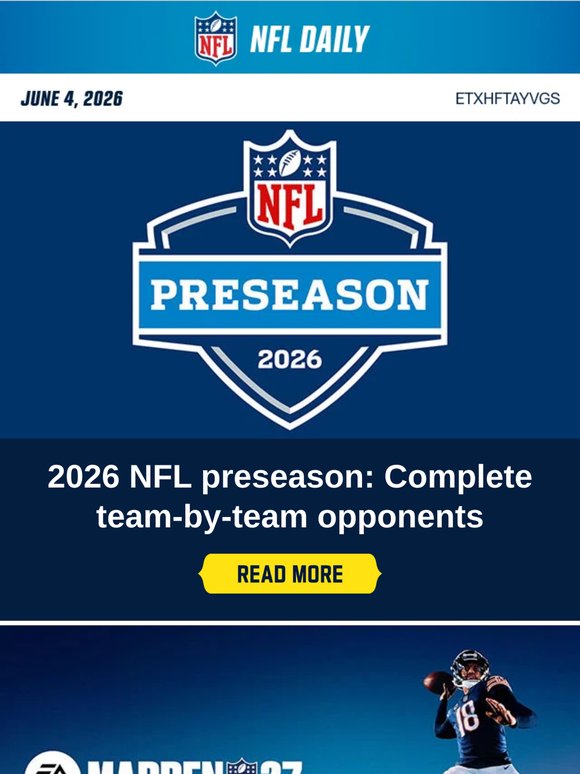 Preseason slate released; Who's gracing the 'Madden NFL 27' cover?