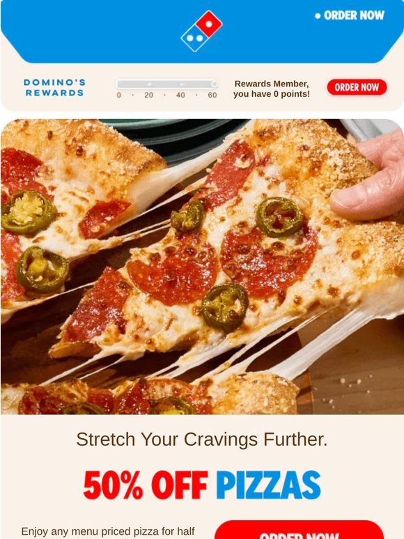 Congrats, it’s National Cheese Day—50% OFF pizzas