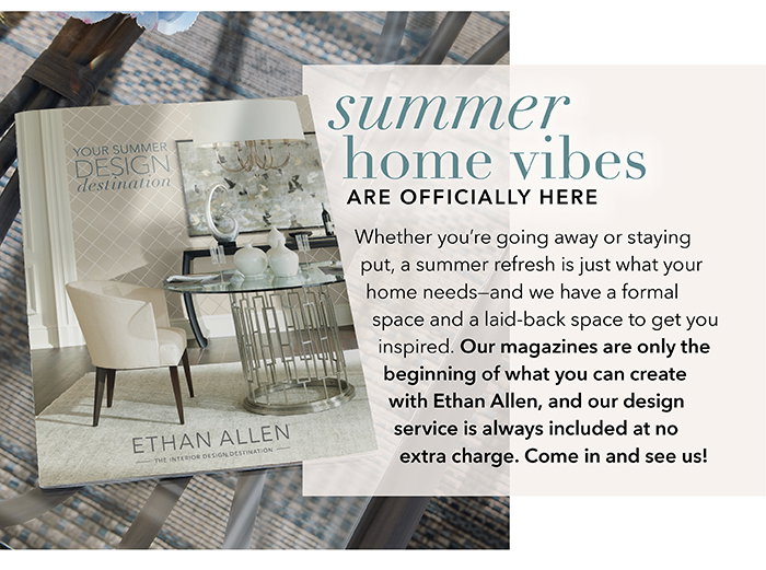 Summer home vibes are officially here