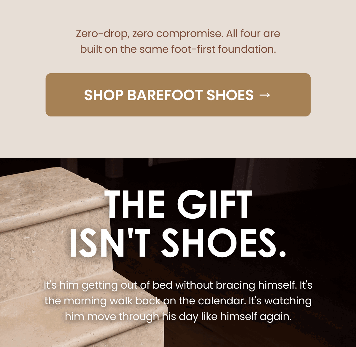 SHOP BAREFOOT SHOES →