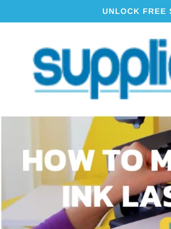 Save money. Print better. 😄