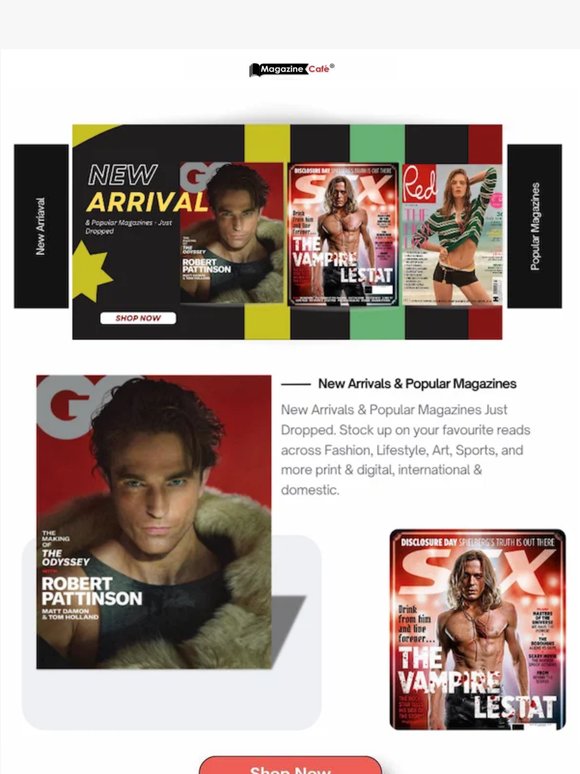 Explore Fresh Arrivals in Your Inbox!