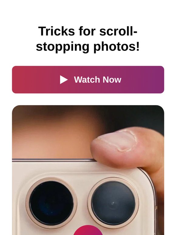 Tricks for scroll-stopping photos 🔥