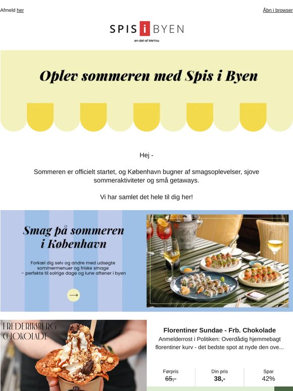 Sommerens mest smagfulde oplevelser - og meget mere 😋☀️