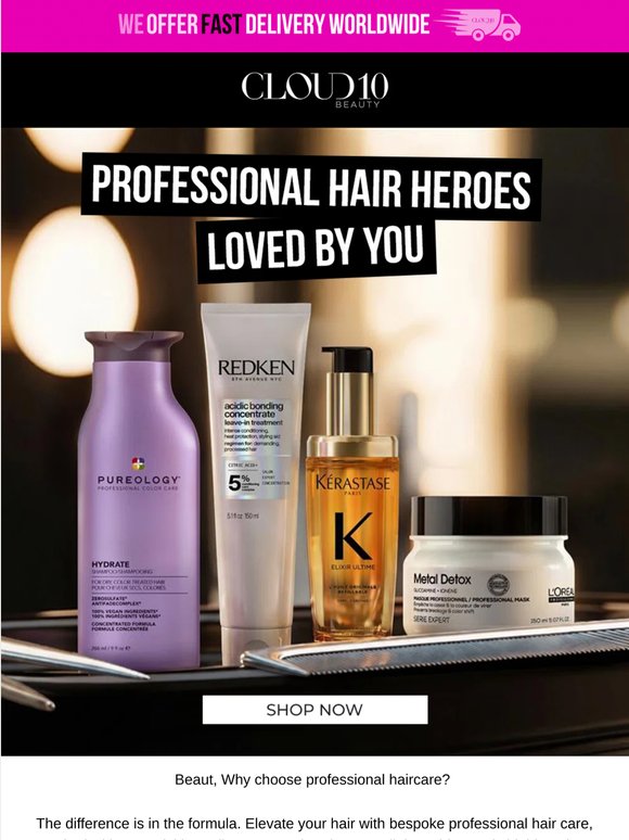 Shop Redken, Kérastase, L'Oréal Professionnel & Pureology