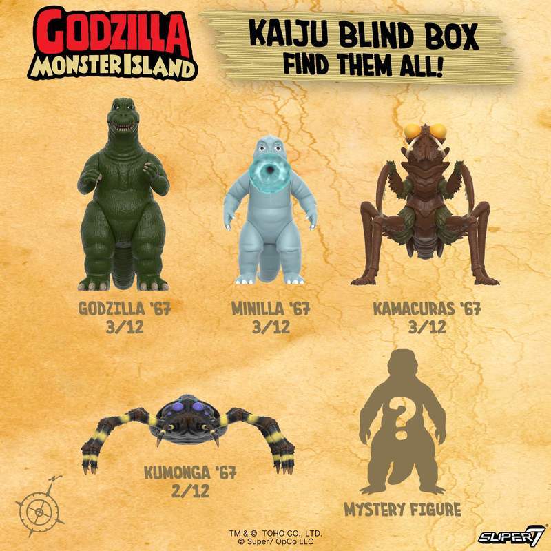 Toho Monster Island Blind Box