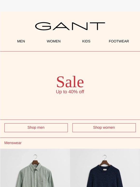 Further reductions: Up to 40% off