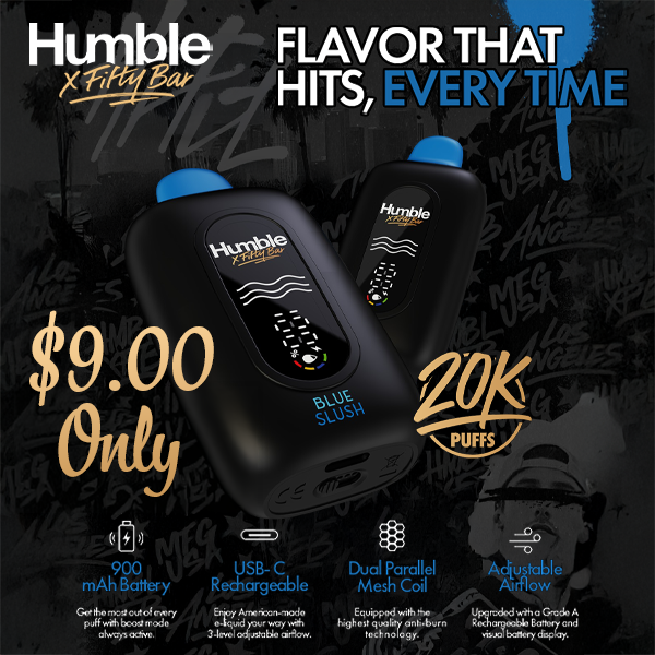 Humble x Fifty Bar 20K Puff Disposable