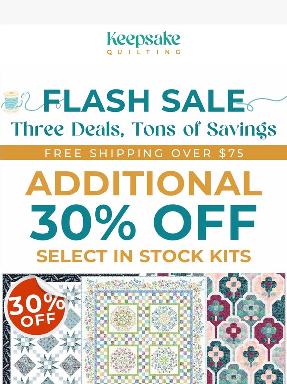 ⚡️Hurry: Three Flash Deals!⚡️
