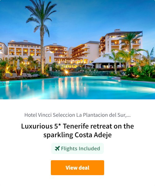 Luxurious 5* Tenerife retreat on the sparkling Costa Adeje