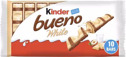 Kinder Bueno White Chocolate Bars Multipack - Crispy...
