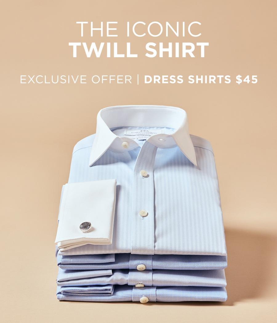 The Iconic Twill Shirt | Exclusive Offer Dress shirts $45
