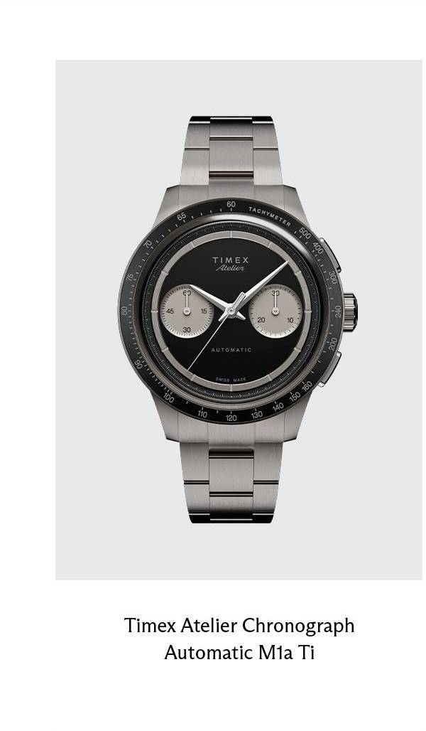 Timex Atelier Chronograph Automatic M1a Ti - Timex Atelier