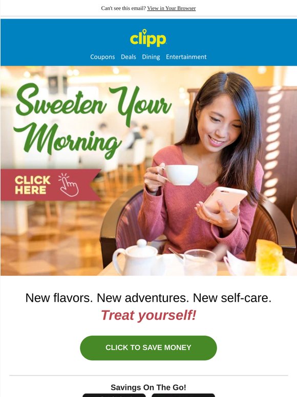 Save 50% Or More & Treat Yourself
