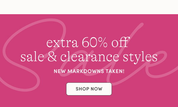 60% off sale & clearance