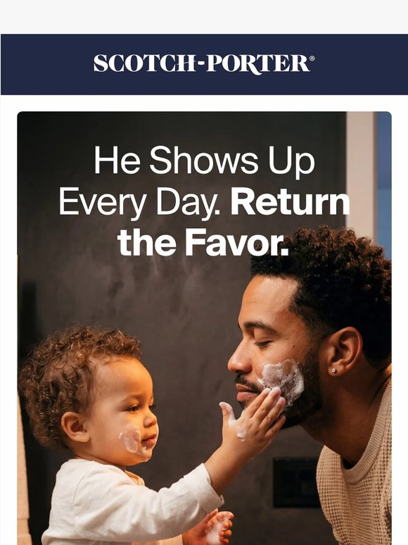 He shows up every day. Return the favor.
